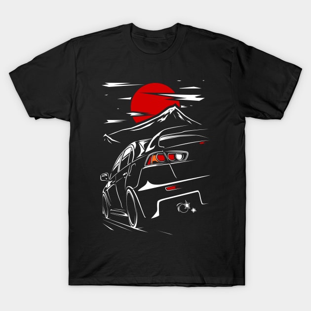 Mitsubishi Lancer Evo X T-Shirt by racingfactory